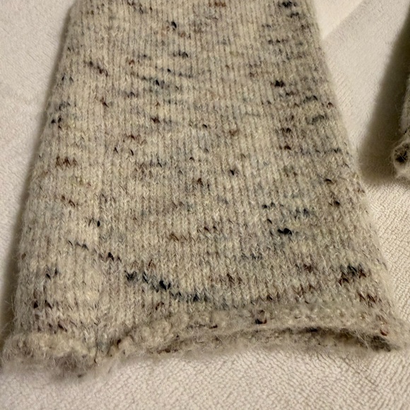 Vici Cream and Brown Textured Sweater - Picture 5 of 9